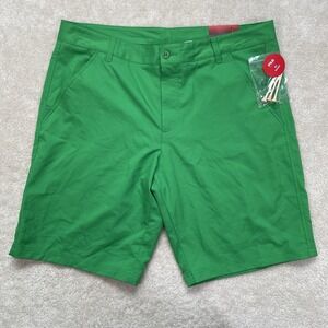 Fila Sport Golf Shorts Mens 38 Green Active NWT  *Runs Big